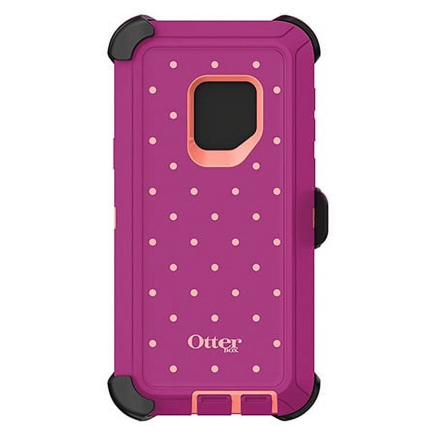 OtterBox Defender Series Case for Galaxy S9, Coral Dot