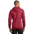 thumbnail image 2 of Port & Company Core Fleece Pullover Hooded Sweatshirt-M (Heather Red), 2 of 6