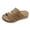 Brown, variant on Mostsola Slippers for Women Open Toe Platform Sandals Casual Wedge Slides Summer Dressy Beach Shoes