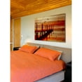 thumbnail image 2 of Marmont Hill Sunset Dock Painting Print on Natural Pine Wood Wall Art, 2 of 7