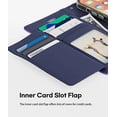 thumbnail image 5 of iPhone 14 Case, Wallet Case, iPhone 14 PU Leather Case, PU Leather Magnet Stand Wallet Credit Card Holder Flip Case 6 Card Slots Case For Apple iPhone 14 6.1 - Purple, 5 of 5