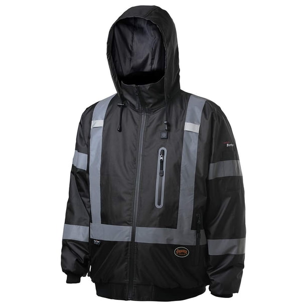 Chaqueta Pioneer de alta visibilidad, impermeable, calefacción y seguridad