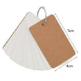 thumbnail image 6 of Miyuadkai Sticky Note Clearance Sales 100 Sheets Of 7Cmx4Cm Blank Page Kraft Paper Notebook Study Card Portable Notepad Diy Notebook Orange, 6 of 9