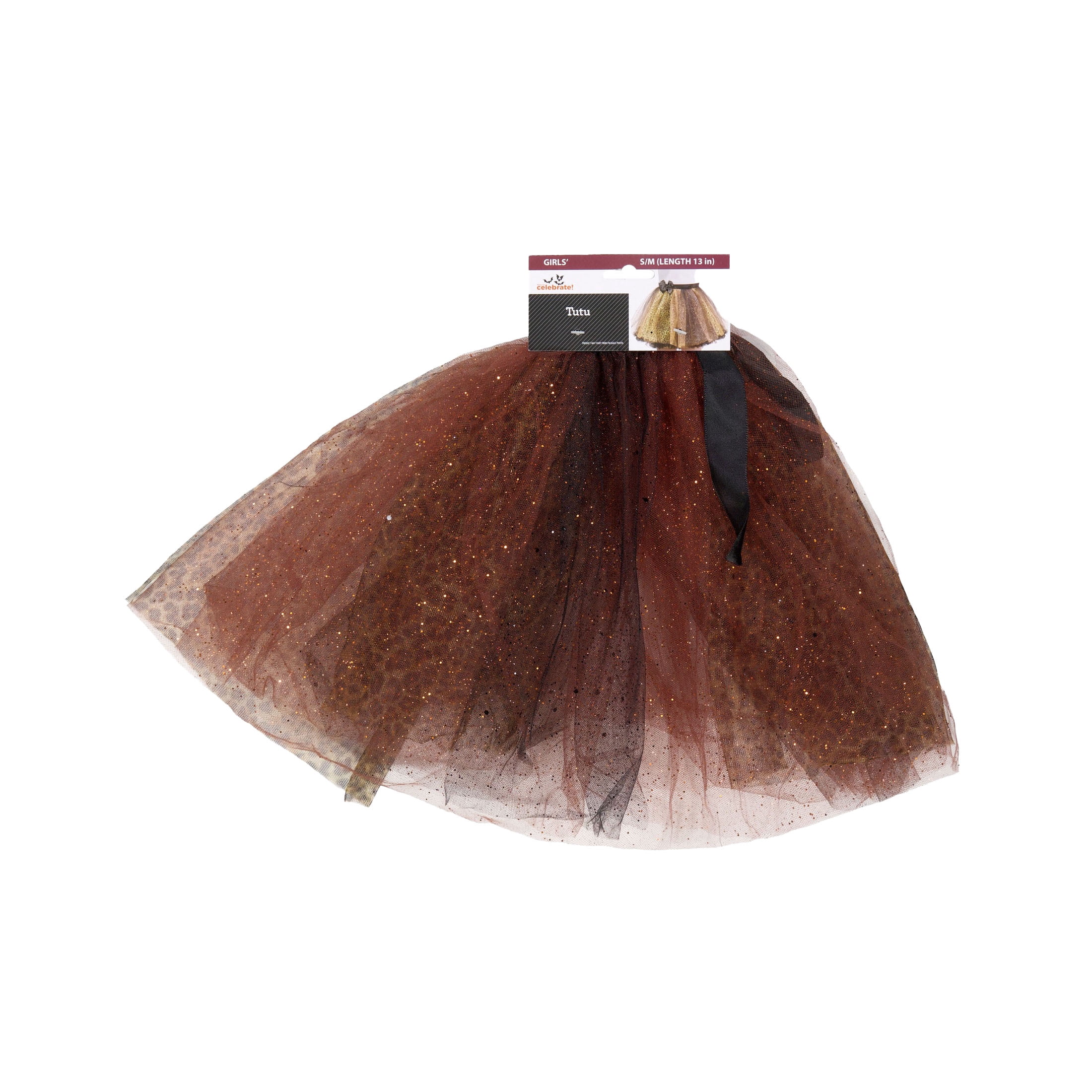 Leopard Tutu Costume Accessory for Children, Brown, S/M, Halloween by Way To Celebrate