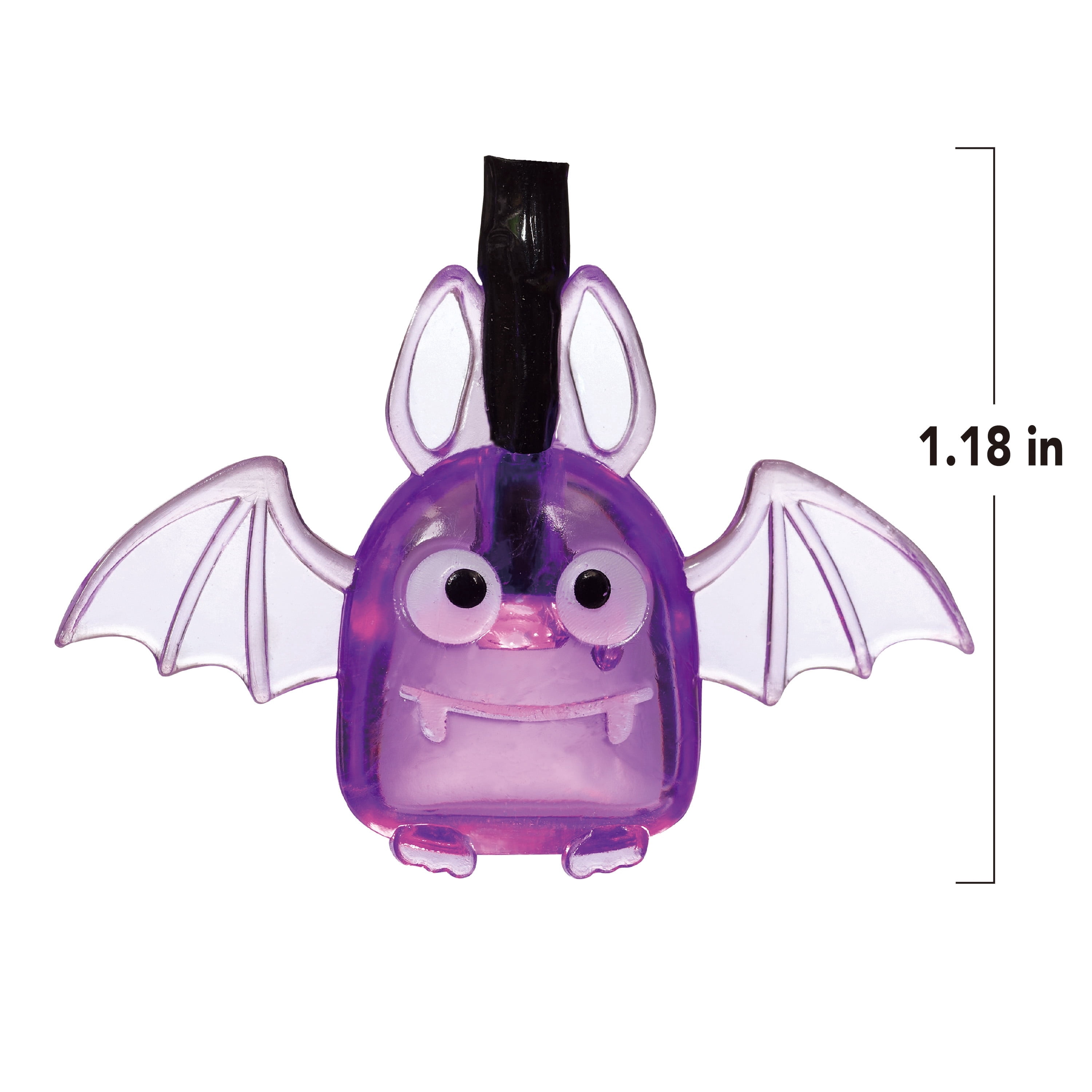 Indoor 10-Count Battery-Operated LED Bat String Lights, Purple, 3', Halloween by Way To Celebrate