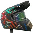 thumbnail image 3 of Casco Protector Motocross SVIII/YP201  Incluye Guantes/Goggles/Balaclava 4 Piezas En 1, 3 of 7