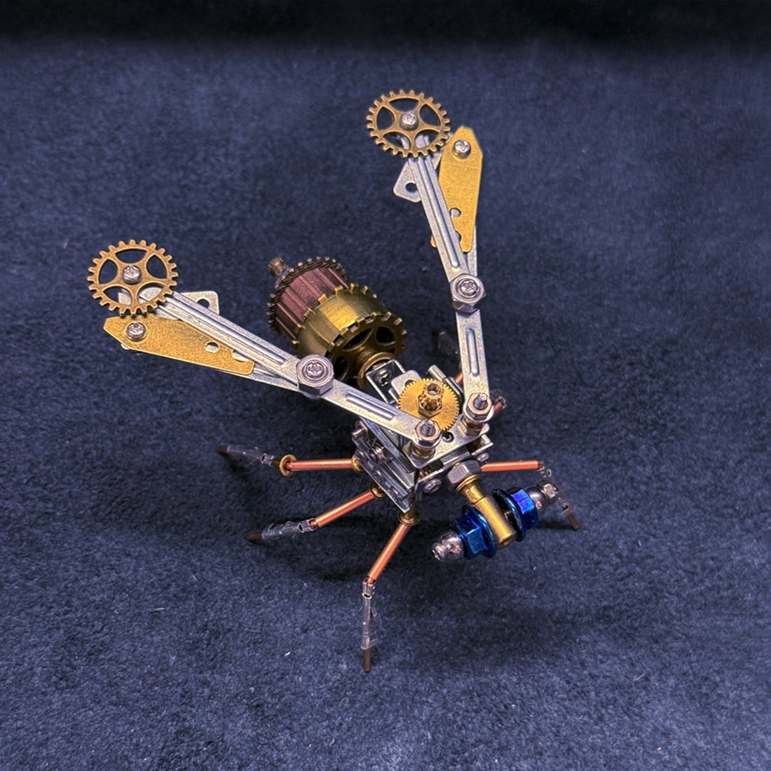3D Metal Puzzle Flying Insects Model Kit, 138PCS Steampunk DIY Assembly Mechanical Building Kit Collectible Home Decor for Birthday Christmas Adults & Teens