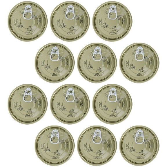 NICEXMAS 12Pcs Food-Grade Storage Tins in Assorted Colors for Pet Food Candy and Cookie Storage