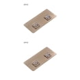 thumbnail image 4 of Bewildely Ganchos Perchas autoadhesivas Ganchos de estante sin rastro montados en la pared de plástico, Ganchos dobles, 2pcs / set Pegatinas de dibujo 2 piezas 2piezas Bewildely CBP269541, 4 of 6