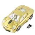 thumbnail image 4 of PloutoRich Wireless Mouse Cool Sports Car Shaped Mouse 2.4GHz 1600DPI Optical Cordless Mice for Laptop PC Computer Gift, Yellow, 4 of 10