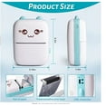 thumbnail image 4 of WOVTE Mini Pocket Printer, Gifts for Kids, Portable Thermal Printer for Pictures/Retro-Style Photos/Receipts/Notes/Lists/Label/Memo/QR Codes, Bluetooth Wireless Smart Printer with Android or iOS APP, 4 of 5