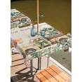 thumbnail image 2 of Outdoor Tablecloths with Umbrella Hole & Zipper, Eucalyptus Trucks 54x54 Inch Square Tablecloths, Spring Farmhouse Floral Leaves Burlap Waterproof Table Cloth, Patio/Pool/Picnic Table Covers, 2 of 8