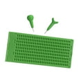 thumbnail image 3 of Pizarra de escritura en braille, kit de pizarra y lápiz braille, material de aprendizaje portátil, práctico y resistente, tablero de dedos para, 3 of 8