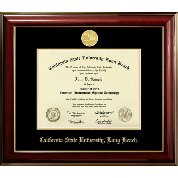 California State University, Long Beach Classic Diploma Frame