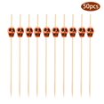 thumbnail image 2 of Less Than 5 Wine Rack Decoration 50pc Bamboo Pick Buffet Fruit Fork Party Dessert Stick Cocktail Skewer, 2 of 8