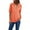 Orange, variant on gakvbuo Plus Size Tunic Tops for Women Fall Clothes for Women Trendy Business Casual V Neck Chiffon Blouse Half Zip Up Shirts 3/4 Roll Sleeve Tops Work Tops