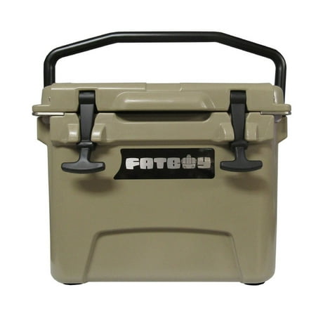 Fatboy 10QT Roto Molded Cooler Chest Ice Box Hard Lunch Box - Sand Tan ...