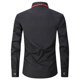 thumbnail image 3 of Camisa de vestir para hombre Cuello de esmoquin Vestido de padrino de boda Camisa de boda para hombre Pompotops  oipoqjl47882, 3 of 3
