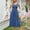 Blue, variant on ZZwxWA Maxi Sundresses for Women 2025 Beach Dress with Pockets Flowy Swing Summer Maternity Long Dresses Casual Sundress