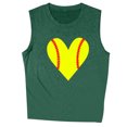 thumbnail image 5 of CEHVOM Mode Décontractée Femmes Sans Manches Imprimé Dames Col Rond Hauts Gilet T-Shirt, 5 of 5