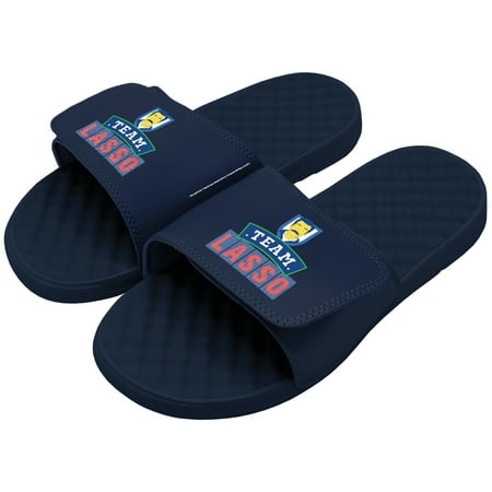 

Youth ISlide Navy Ted Lasso Stacked Slide Sandals