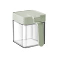 thumbnail image 2 of Glass Spice Jars for Kitchen Storage, Compact & Durable Spice Containers with Sealing Lid, Green/White, Home & Kitchen Storage Solutions for Spices & Food Preservation, 2 of 6