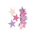 thumbnail image 1 of Recortes de confeti de estrellas colgantes, adorno de cartel pequeño, decoración de fiesta, adorno creativo para el hogar, suministros festivos Kits de decoración para fiestas rosa violeta rosa Moyic HA059433-06, 1 of 6
