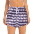 thumbnail image 4 of Lsque Anchors Printed Women's Running Shorts with Liner Pockets,Elastic Quick Dry Workout Athletic Gym Yoga Shorts,Womens High Waist Shorts-X-Large, 4 of 9