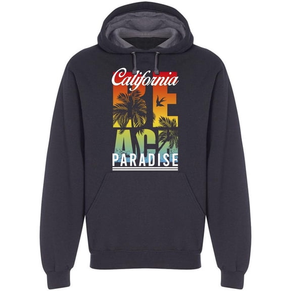 California Paradise Hoodie Men -Image by Shutterstock, Male 3X-Large