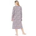 thumbnail image 2 of Dreams & Co. Plus Size Thermal Henley Sleepshirt, 2 of 6