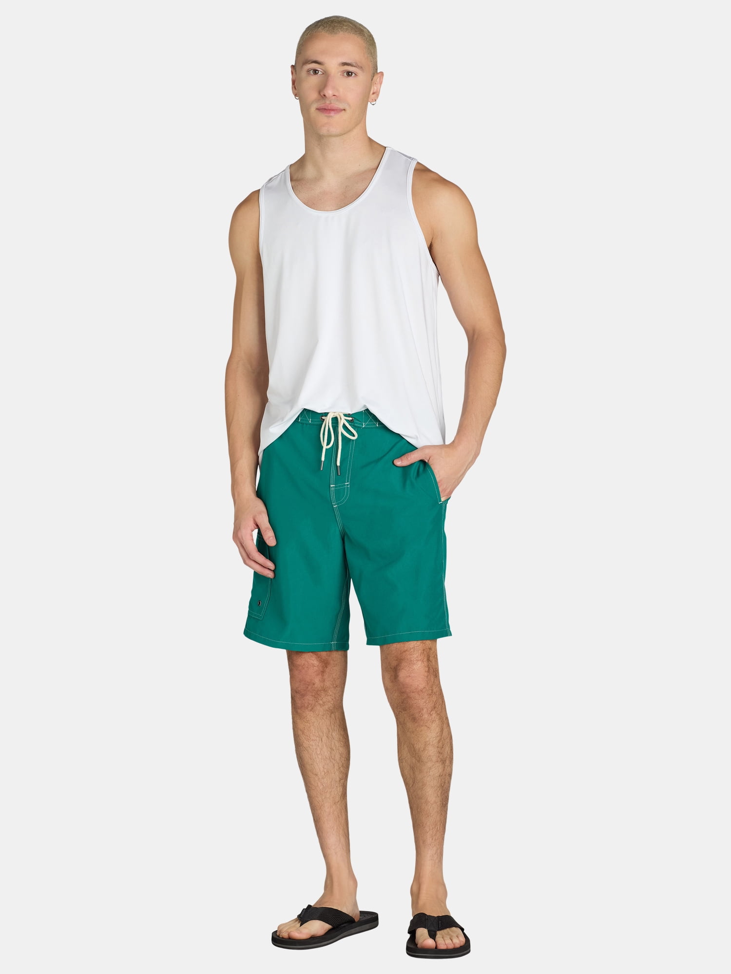 George Men's & Big Men's Cargo E-Board Shorts, 9" Inseam, Size S-3XL