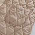 thumbnail image 7 of Women's Winter Quilted Jacket Snap Button Long Sleeve Diamond Puffer Coat Lightweight Open Front Cardigan, 7 of 7