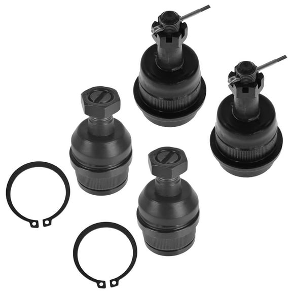 TRQ Front Upper & Lower Ball JointsSet of 4 for 94-99 Ram 1500 4WD 4x4 Truck PSA63216