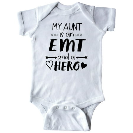 

Inktastic My Aunt is an EMT and a Hero Gift Baby Boy or Baby Girl Bodysuit