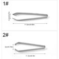 thumbnail image 3 of Fishbone Tweezers Stainless Steel Bone Remover Slant and Flat Pliers for Kitchen, 3 of 10