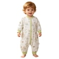 thumbnail image 5 of Newborn Baby Cotton Bodysuit Long-Sleeve Unisex Babies Clothing Infant Baby Summer Long Sleeves Skirt 6-18 Months, 5 of 6
