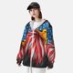 thumbnail image 3 of Fotbe Eagle Head With American Flag Chaqueta con Protección Solar UPF 50+ para Hombre y Mujer, Camisa con Capucha y Bolsillos-Medium, 3 of 7