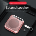 thumbnail image 6 of 2200mah Voice Amplifier Multifunctional Voice Speaker Portable Speaker with Microphone Display, for Teachers Speech A, 6 of 8