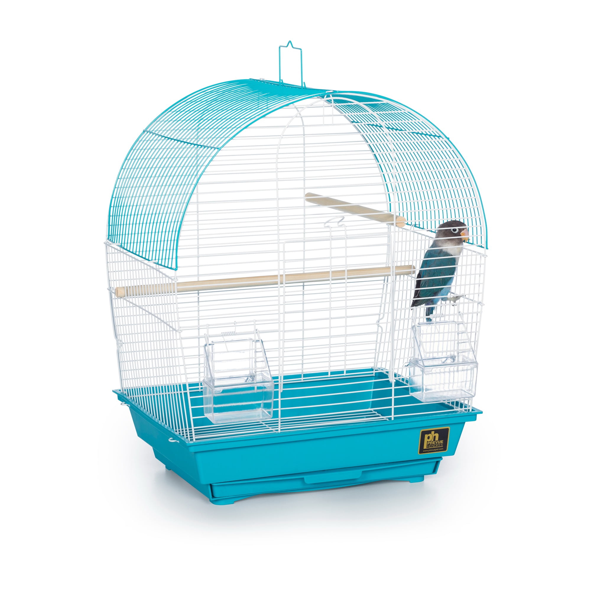 Prevue Pet Products Southbeach Teal/White Dome Top Bird Cage SP50071