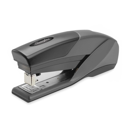 Swingline Optima 25 Reduced Effort Stapler 25 Sheets Capacity - 210 Staple Capacity - Full Strip - 1/4' Staple Size - Gray, Orange
