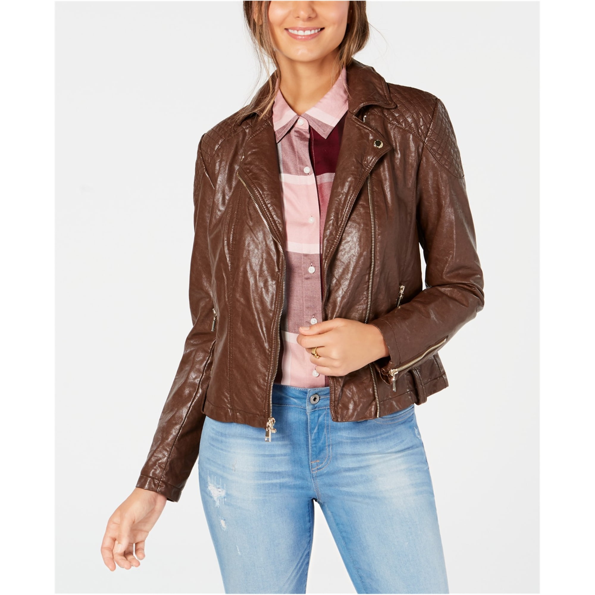 vinde Perioperativ periode Tempel Tommy Hilfiger Womens Quilted Motorcycle Jacket - Walmart.com