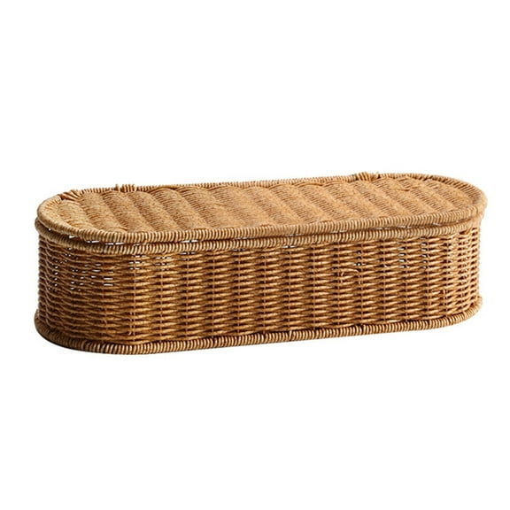 ROZYARD Multipurpose Oval Handwoven Basket for Efficient Storage Solution