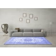 thumbnail image 3 of Ahgly Company Indoor Rectangle Medallion Blue Traditional Area Rugs, 3' x 5', 3 of 4