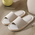 thumbnail image 4 of Willtoo Women's House Slippers Open Toe Comfortable Indoor Slide Beige 6.5, 4 of 4