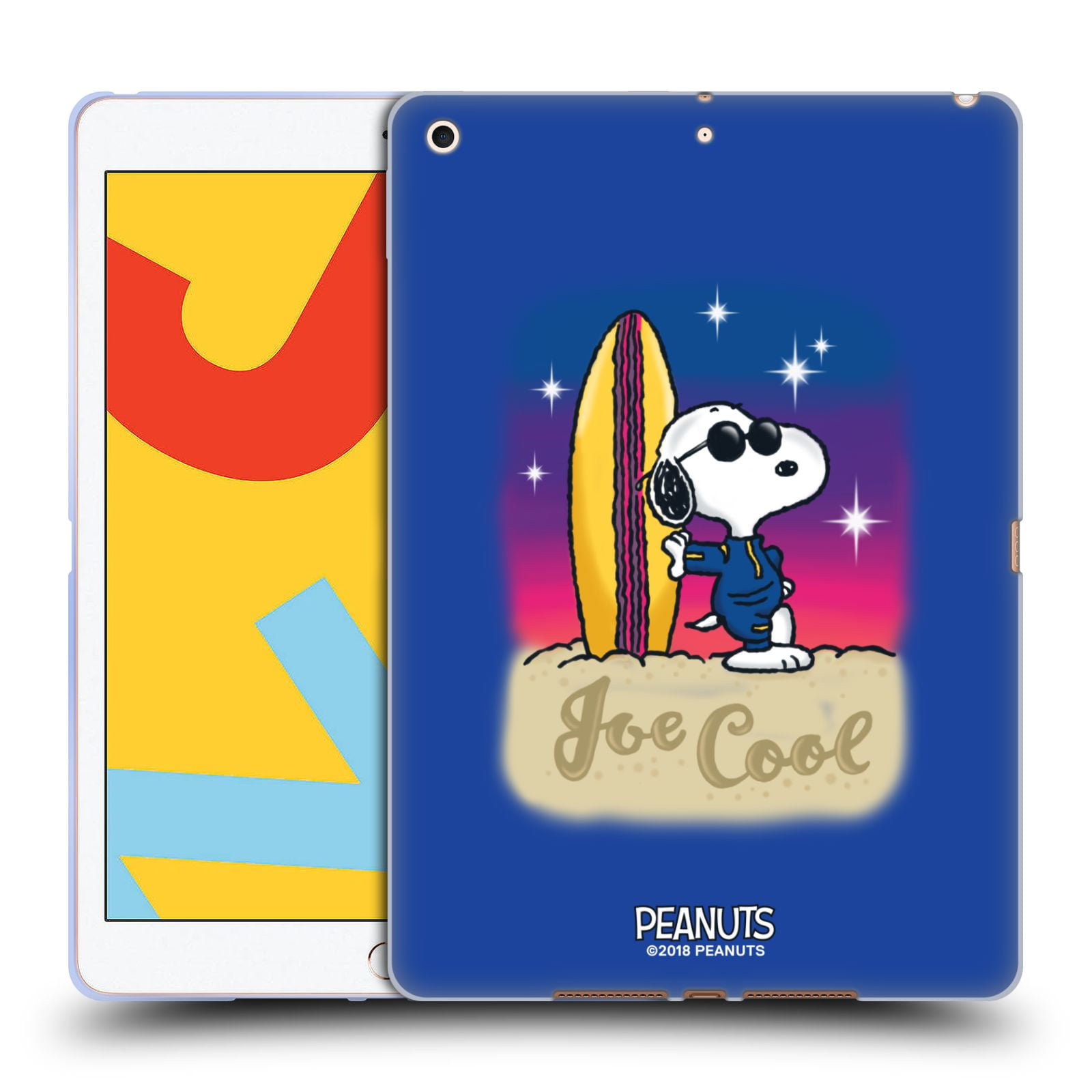 Head Case Designs Officially Licensed Peanuts Snoopy Boardwalk Airbrush Joe Cool Surf Soft Gel Case Compatible With Apple Ipad 10 2 19 Walmart Com