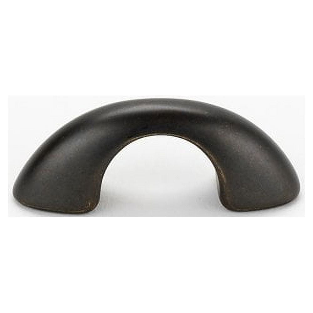 Transitional 1 1/2" Center Arch Pull, Matte Black