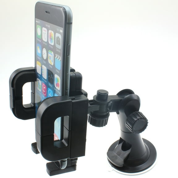 Windshield Car Mount for Motorola Edge (2024)/(2022) - Holder Glass Cradle Swivel Dock