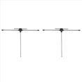 thumbnail image 1 of 2X Antena T de Banda Dual 2,4 GHz/Sub-G 900 MHz Conector IPEX1 para Receptor 2,4 GHz/900 MHz/Xrossband (Gem-X), 1 of 5