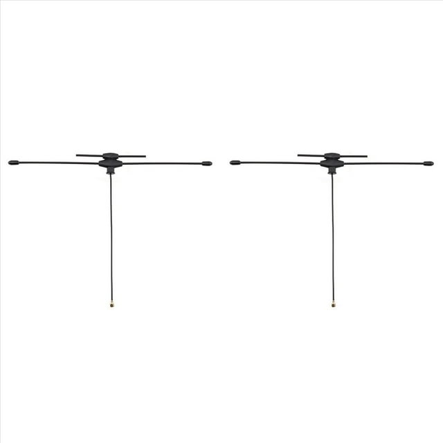 2X Antena T de Banda Dual 2,4 GHz/Sub-G 900 MHz Conector IPEX1 para Receptor 2,4 GHz/900 MHz/Xrossband (Gem-X)