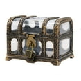 thumbnail image 4 of Holzlrgus Vintage Large Pirate Treasure Chest with Lock, 4 of 4